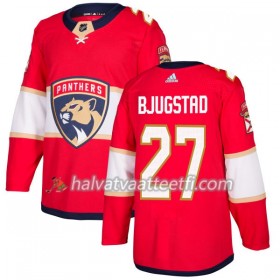 Miesten NHL Florida Panthers Pelipaita Nick Bjugstad 27 Adidas 2017-2018 Punainen Authentic